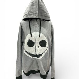 Disney Gray Jack Skellington Hoodie